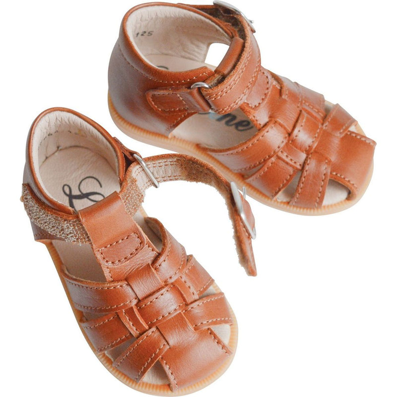 Sandales Eliott - Cuir Camel - Mixte
