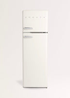 Fridge Stylance Top 246L - Frigorífico Combi Estilo Retro - Blanco Roto