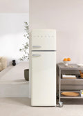 Fridge Stylance Top 246L - Frigorífico Combi Estilo Retro - Blanco Roto
