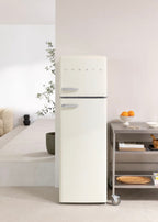Fridge Stylance Top 246L - Frigorífico Combi Estilo Retro - Blanco Roto