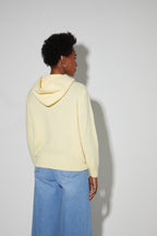 Sweatshirt Nola Alpaga Yellow Fabriqué En Italie