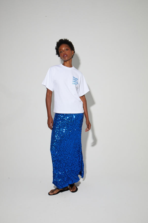 Colette Print Disco Blue T-Shirt Made In Portugal