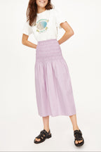 Adam Emiliano skirt - plain LILAC