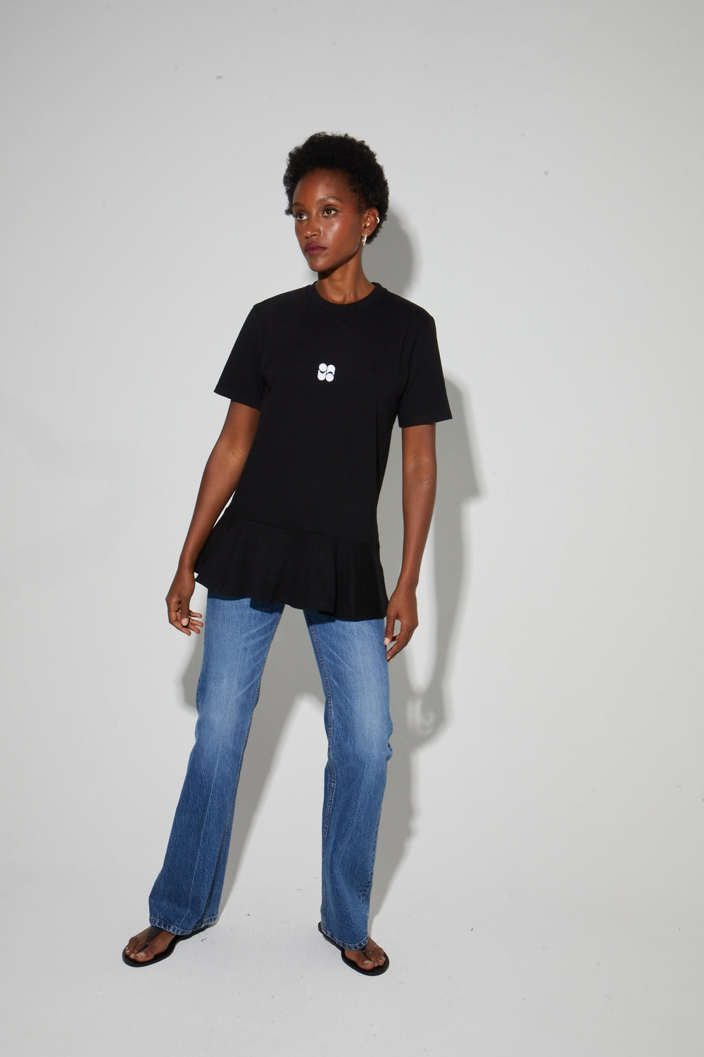 Le Sweatshirt Eddie Broderie Leo Black