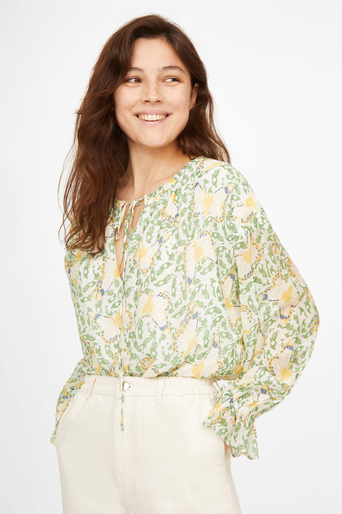 Blusa Ava Farfalla LECHE