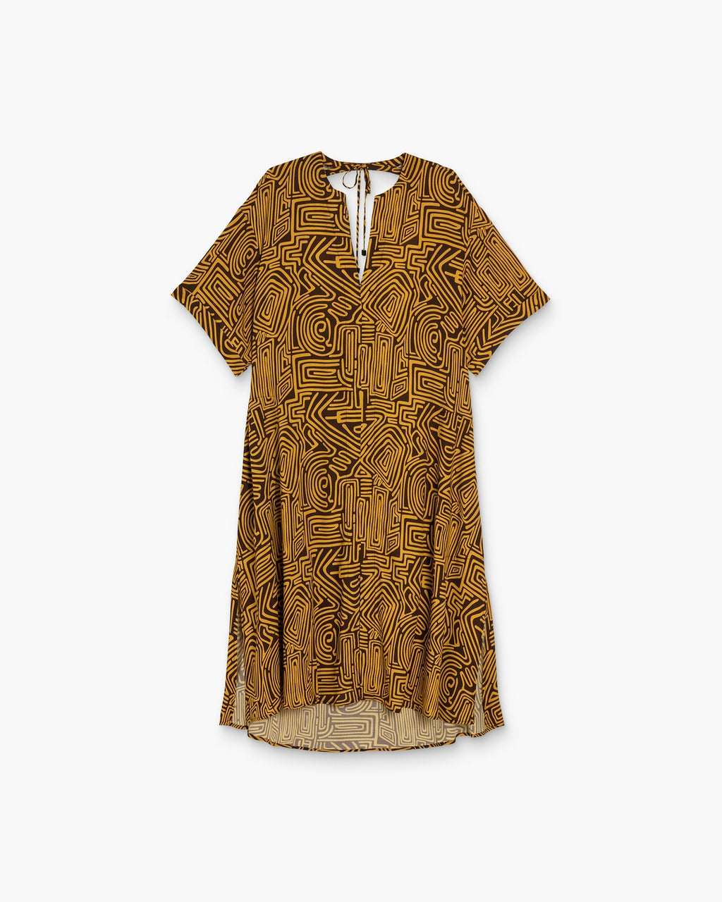 Vestido Tawny Golconda Tangelo De Viscosa