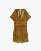 Vestido Tawny Golconda Tangelo De Viscosa