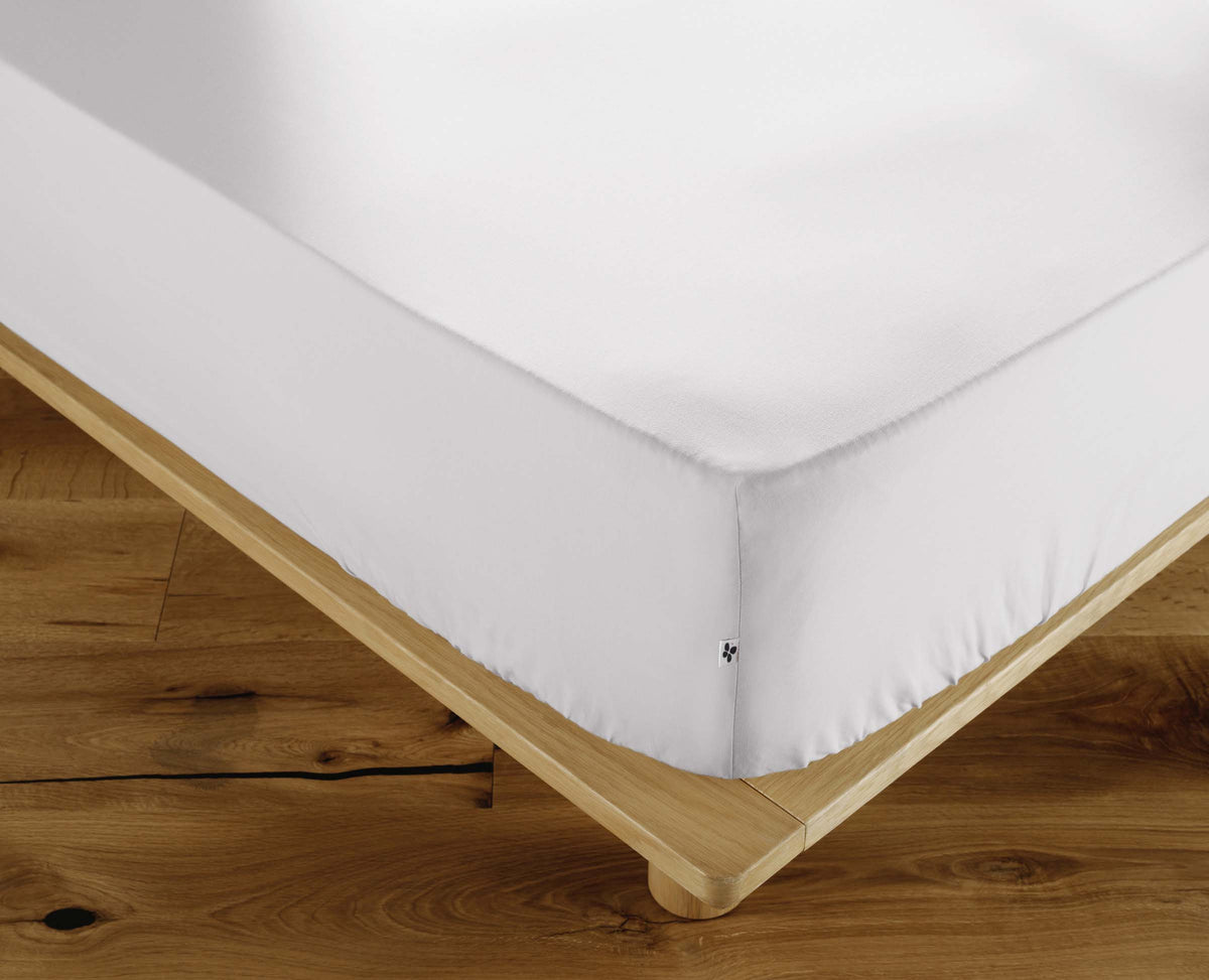 Perrine - Drap Housse - Percale Unie - Chantilly