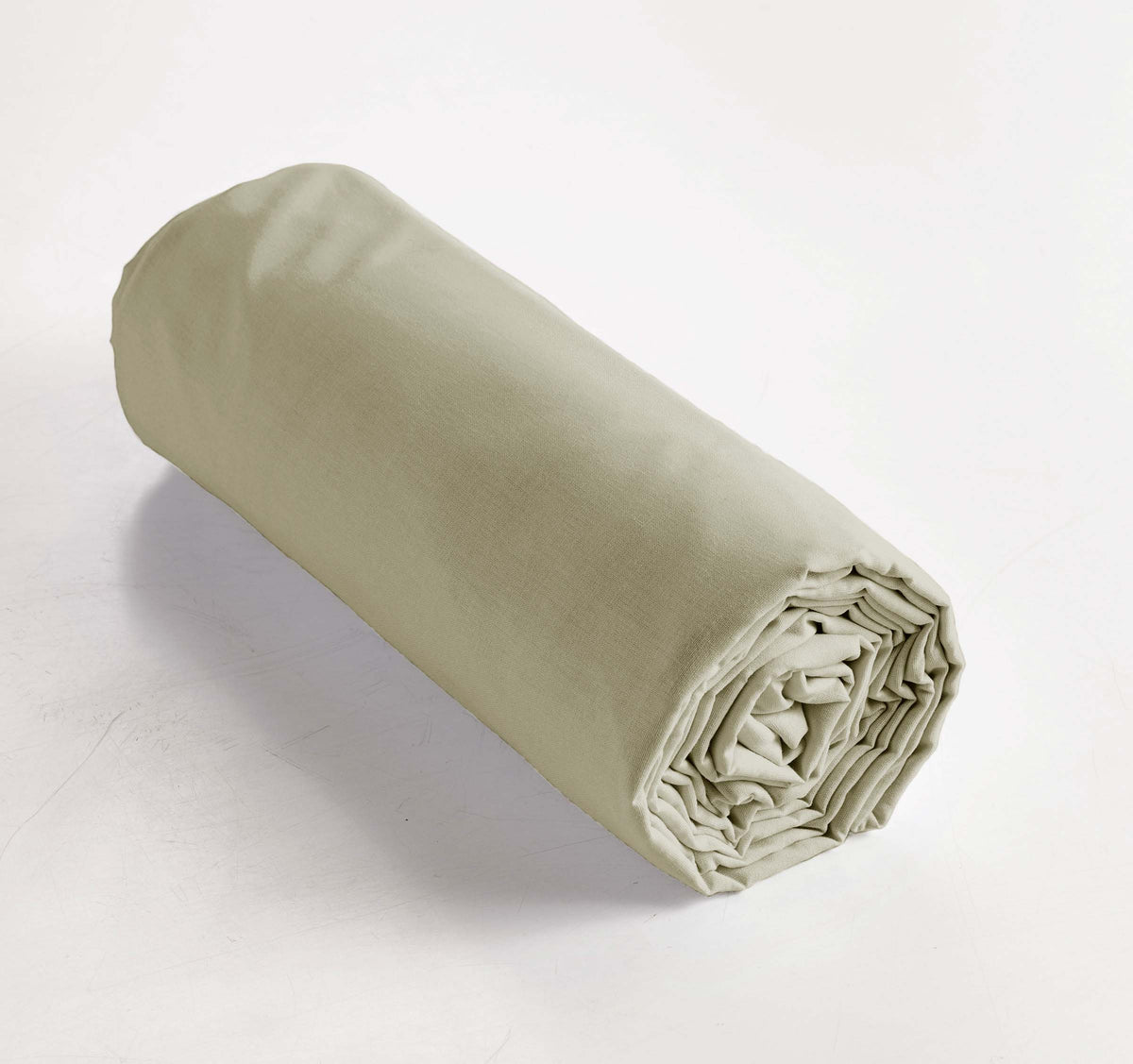 Perrine - Lenzuolo con angoli - Percalle tinta unita - Salvia