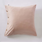 Perrine - Pudebetræk - Ensfarvet percale - Blush