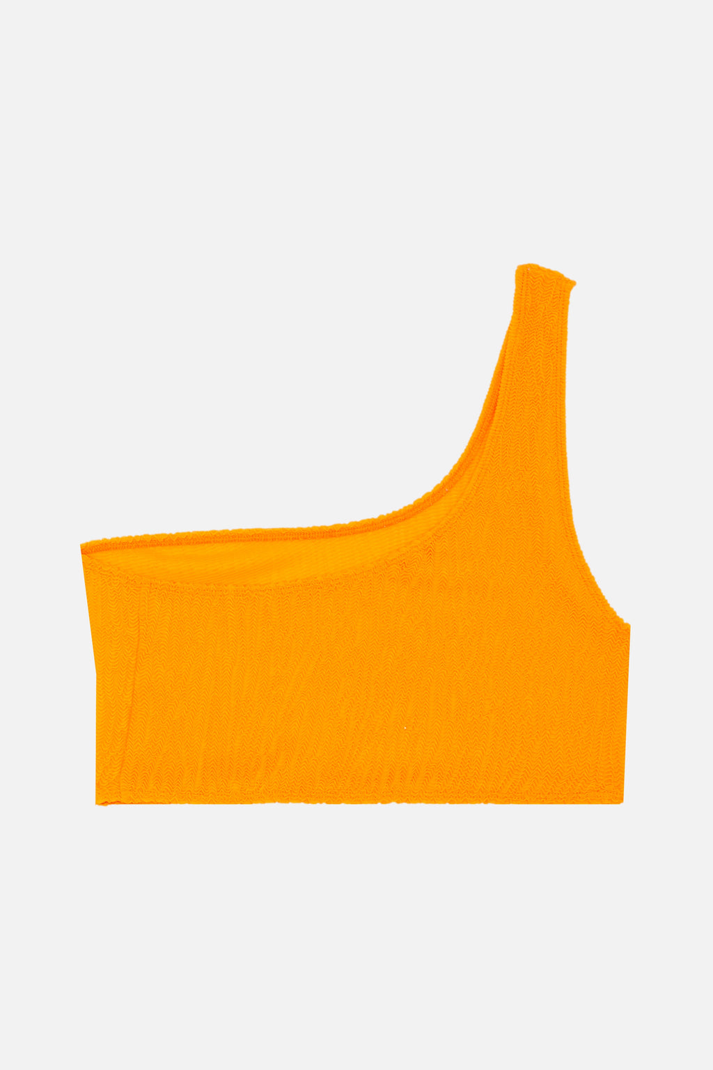 Haut de maillot de bain Lino Gaufre MANDARINE