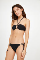 Haut de maillot Molly Gaufre NOIR