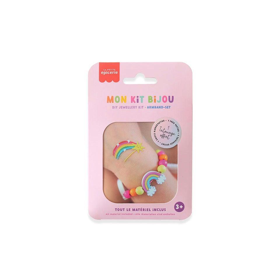 Kit de joyería para mis hijos - Pulsera arcoíris