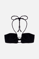 Haut de maillot Molly Gaufre NOIR