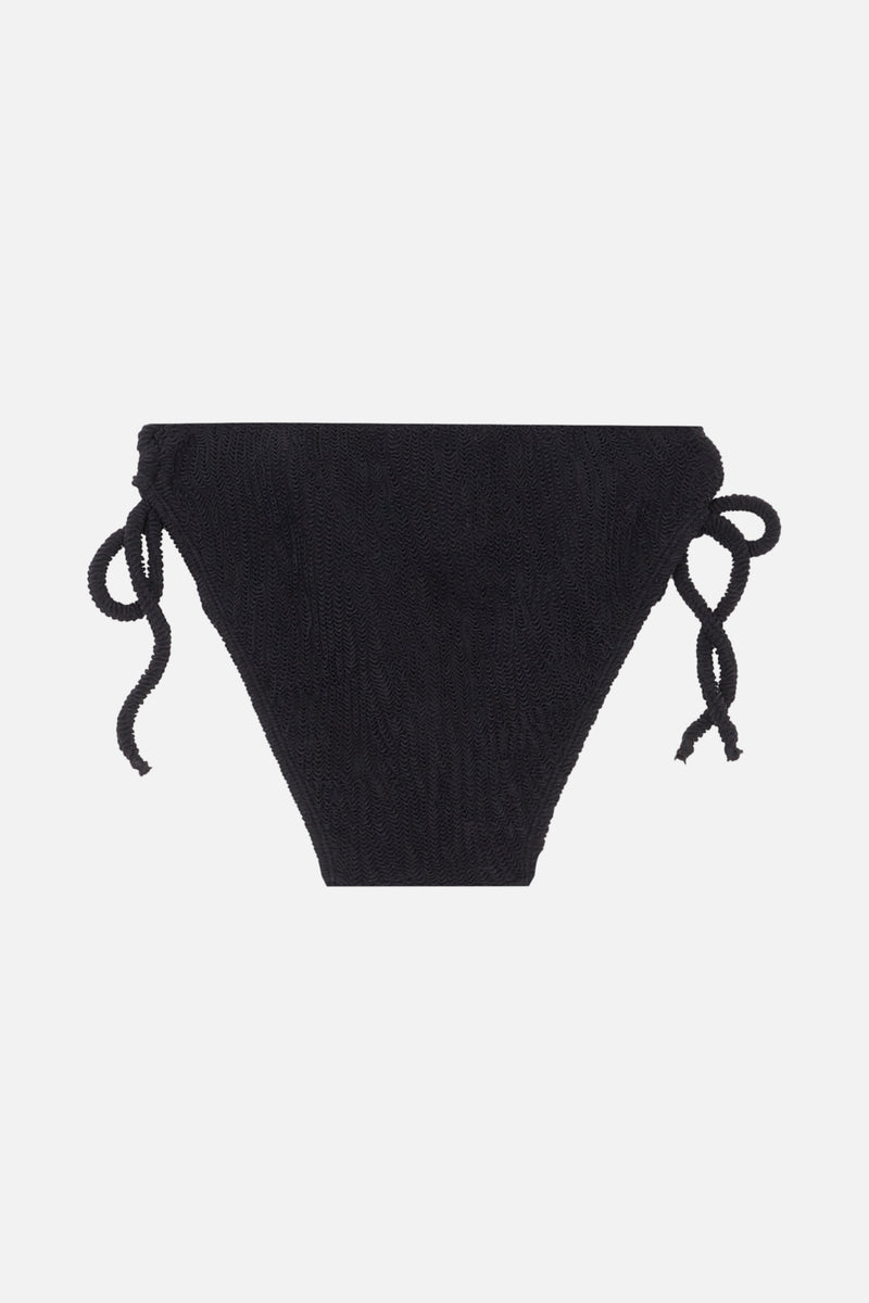 Bas de maillot Wood Gaufre NOIR