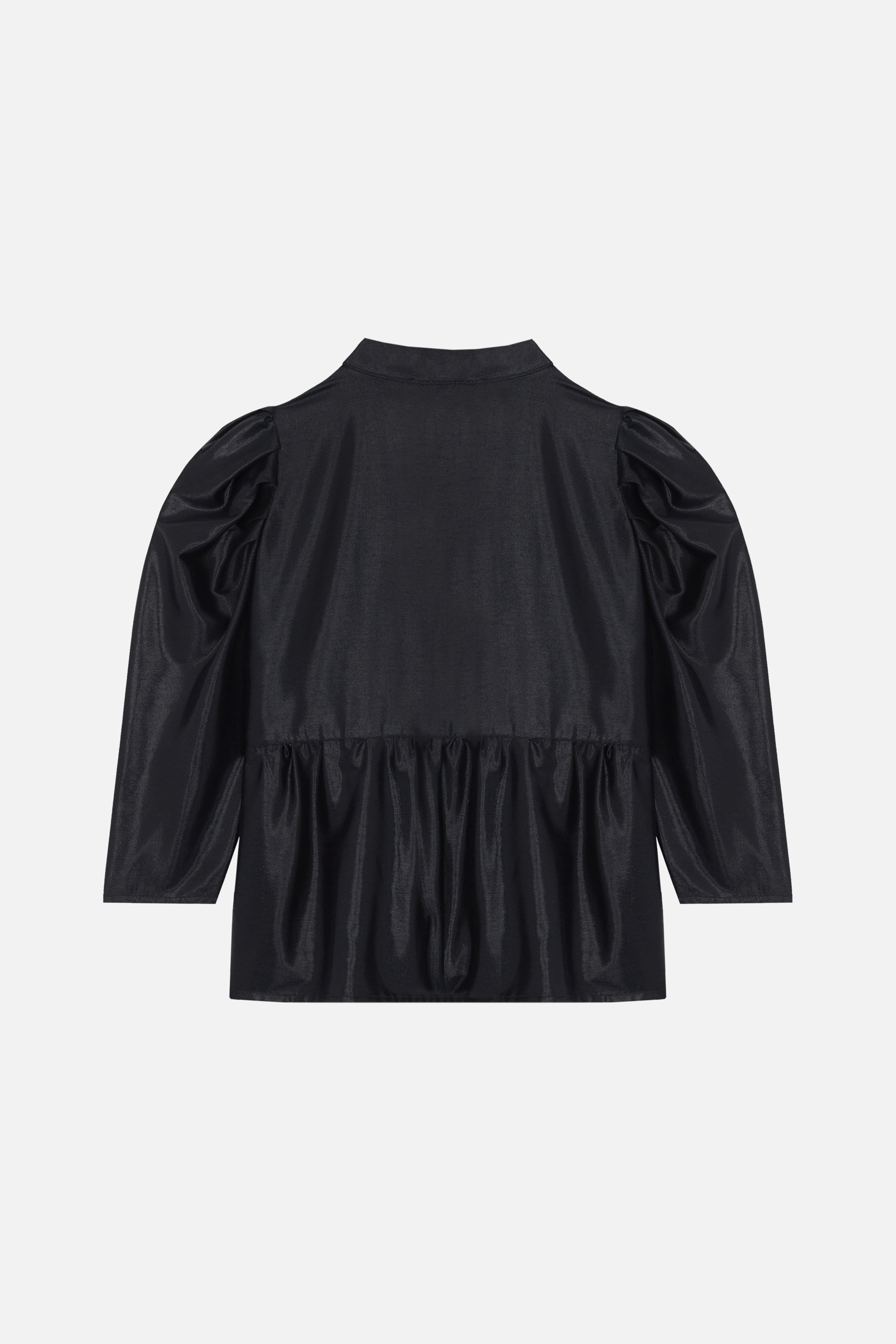 Away Lacquer Blouse NAVY