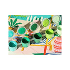 Paint By Number Set - Small Brush - The Motel Pool By Jessica Smith