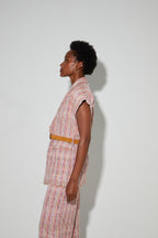 Veste Anouk Tissage Italien Echo Rose