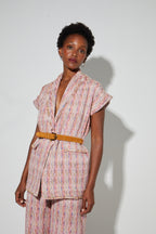 Veste Anouk Tissage Italien Echo Rose