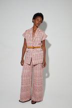 Veste Anouk Tissage Italien Echo Rose