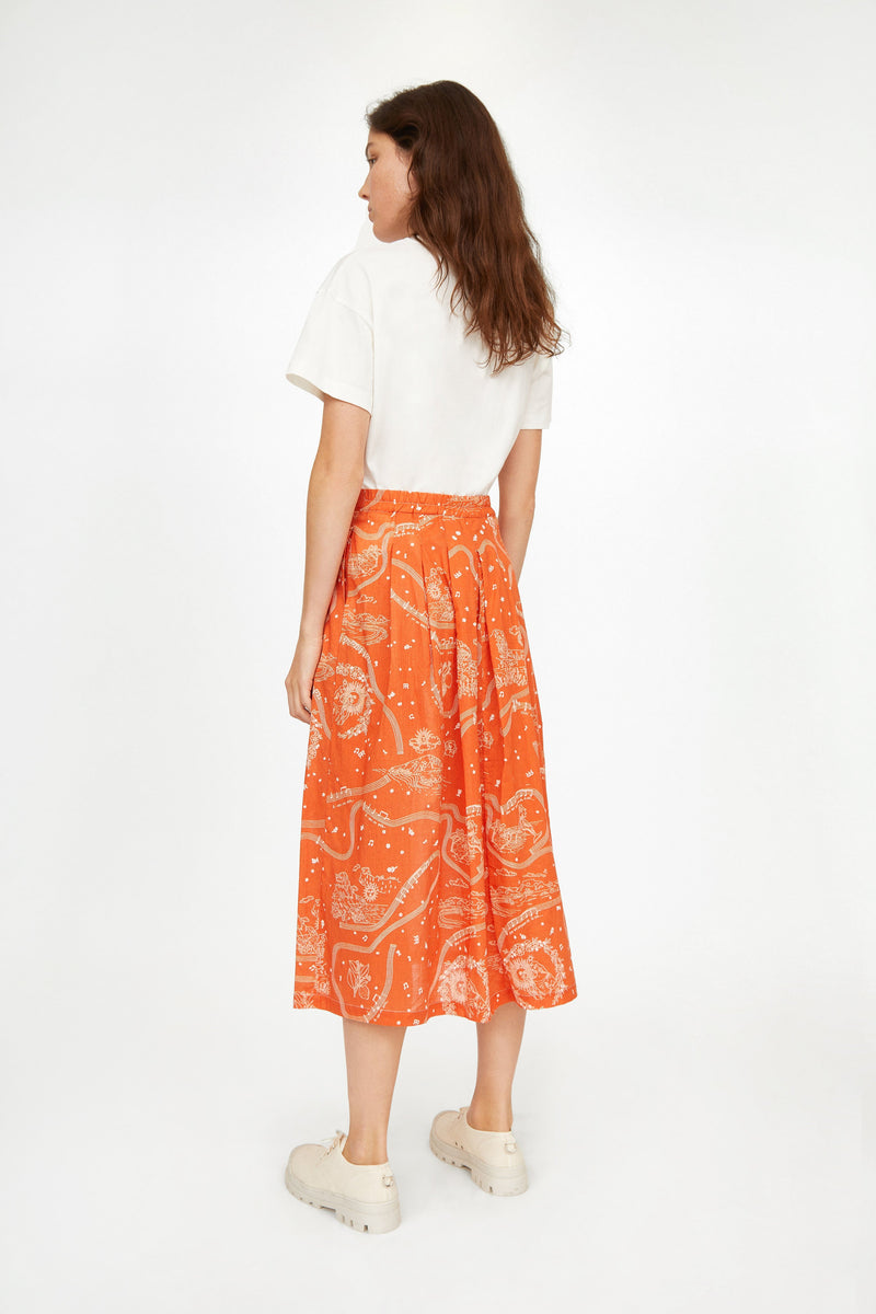 Mendes Lucio skirt - TERRE print
