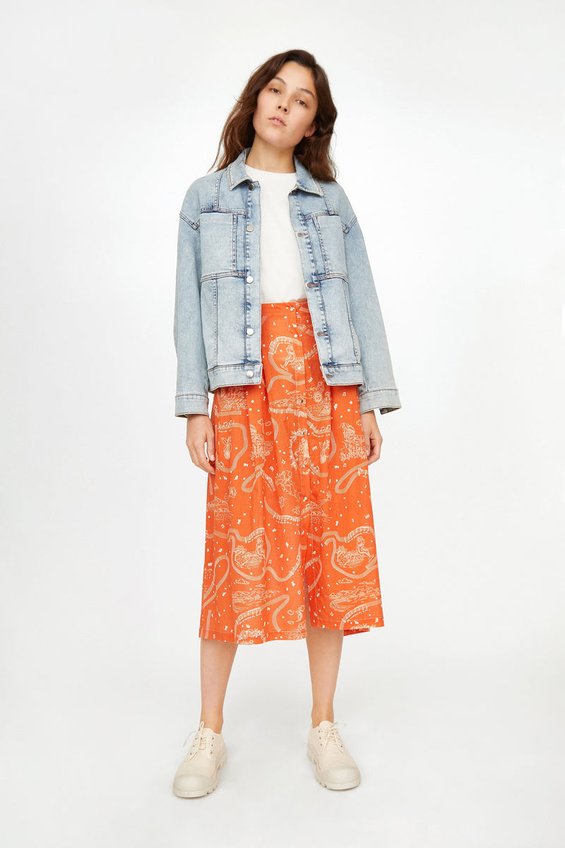 Mendes Lucio skirt - TERRE print