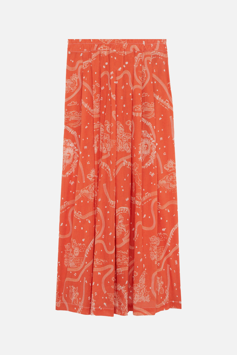 Mendes Lucio skirt - TERRE print