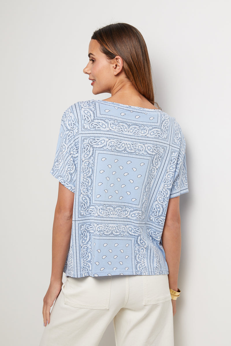 Camiseta Bandana - Cielo - Mujer