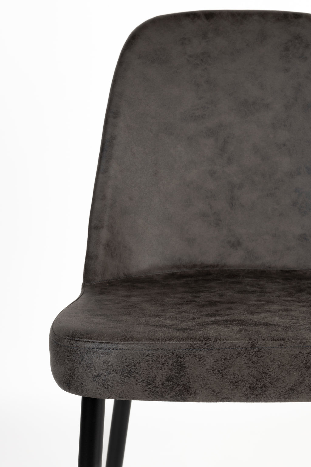 Alana - Dining Room Chair - Fabric - Anthracite/Grey