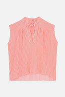Top Ancora Melina - geometric MANDARINE
