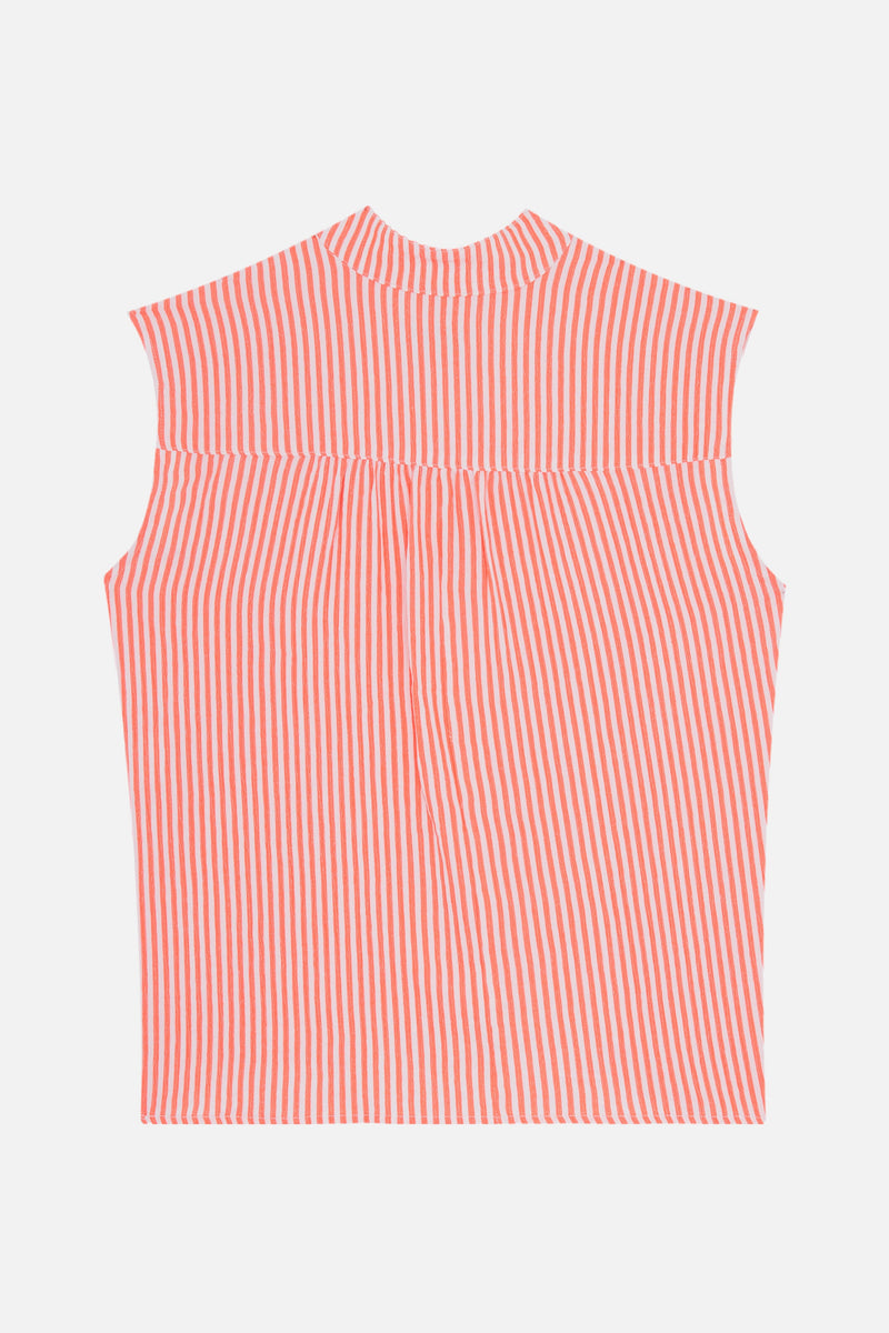 Top Ancora Melina - geometric MANDARINE