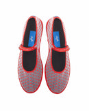 Furlanes Mary Janes - Red Mesh - Femme