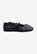Furlanes Mary Janes - Glitter Black - Femme