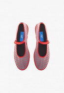 Furlanes Mary Janes - Red Mesh - Femme