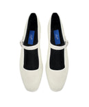 Furlanes Mary Janes - Cream Linen - Femme