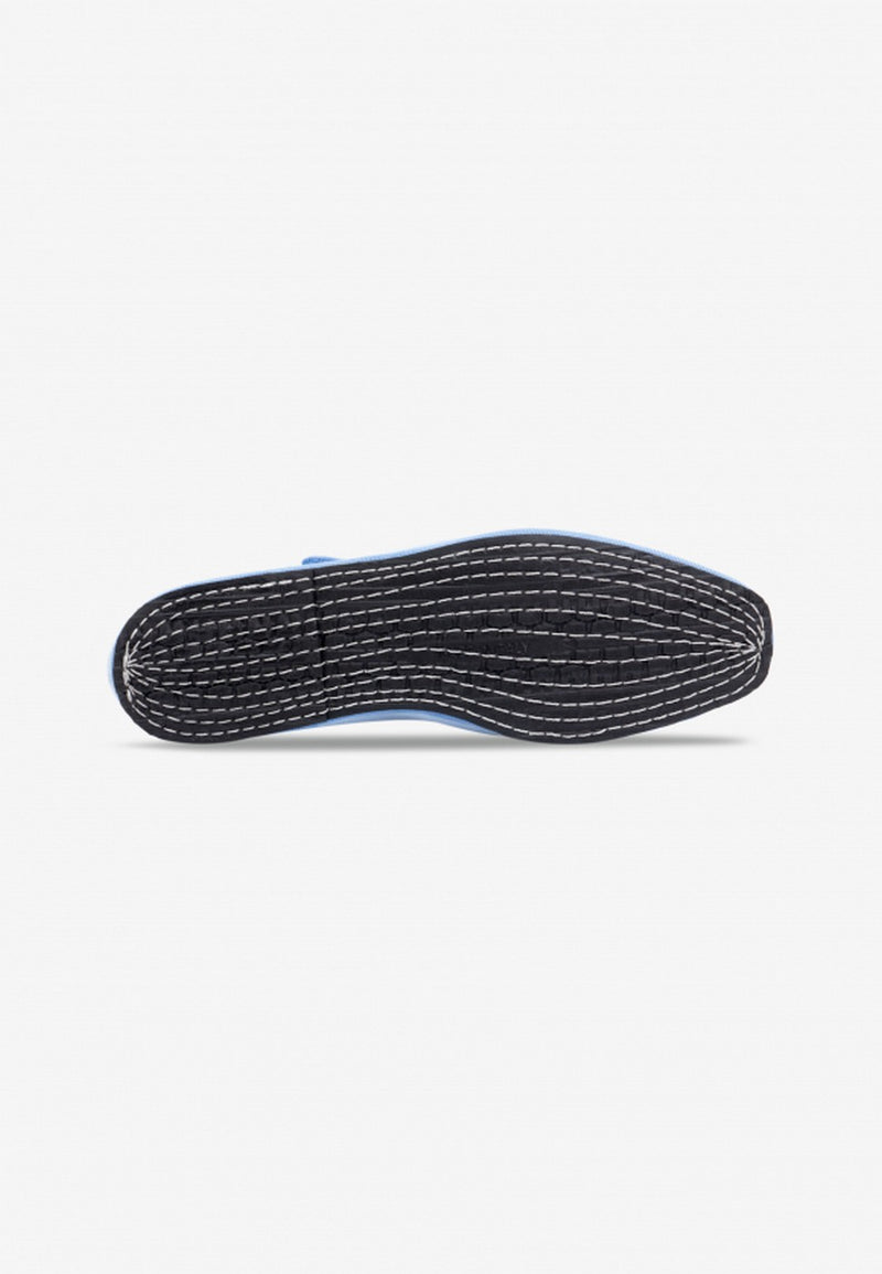 Furlanes Mary Janes - Sky Blue Linen - Femme