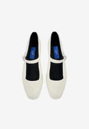 Furlanes Mary Janes - Cream Linen - Femme