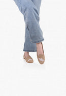 Pantuflas François Feather - Camel - Mujer