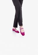 Mercedita Furlanes Lunares Fucsia Malla - Mujer