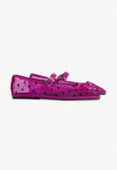 Mercedita Furlanes Lunares Fucsia Malla - Mujer
