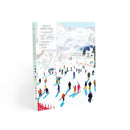 Coffret Peinture Au Numéro - Petit Pinceau - Skiing Among Montains Par Katie Smith