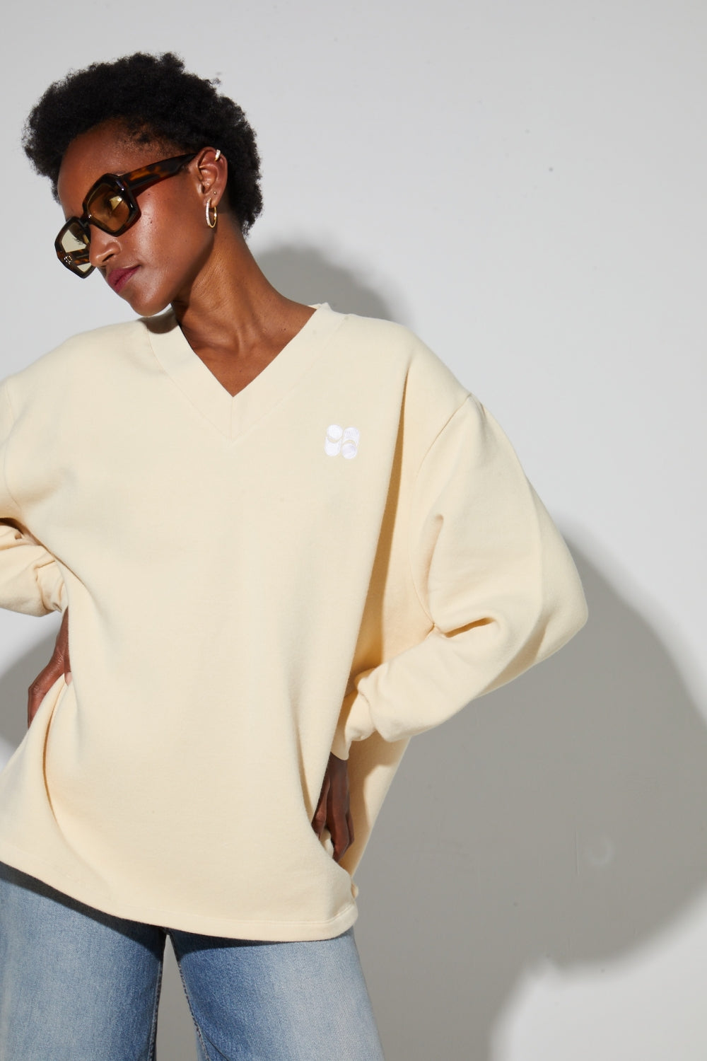 Sweatshirt Kravitz Vanille, Fabriqué Au Portugal