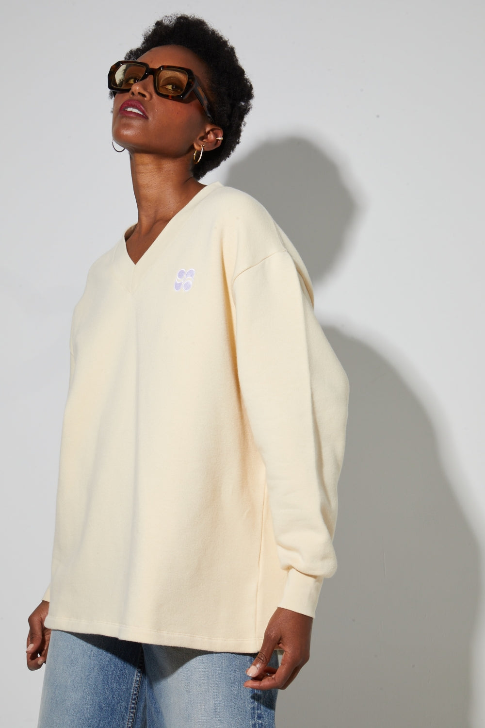 Sweatshirt Kravitz Vanille, Fabriqué Au Portugal