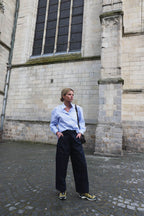 Pantalones Louis Barrel Azul Marino