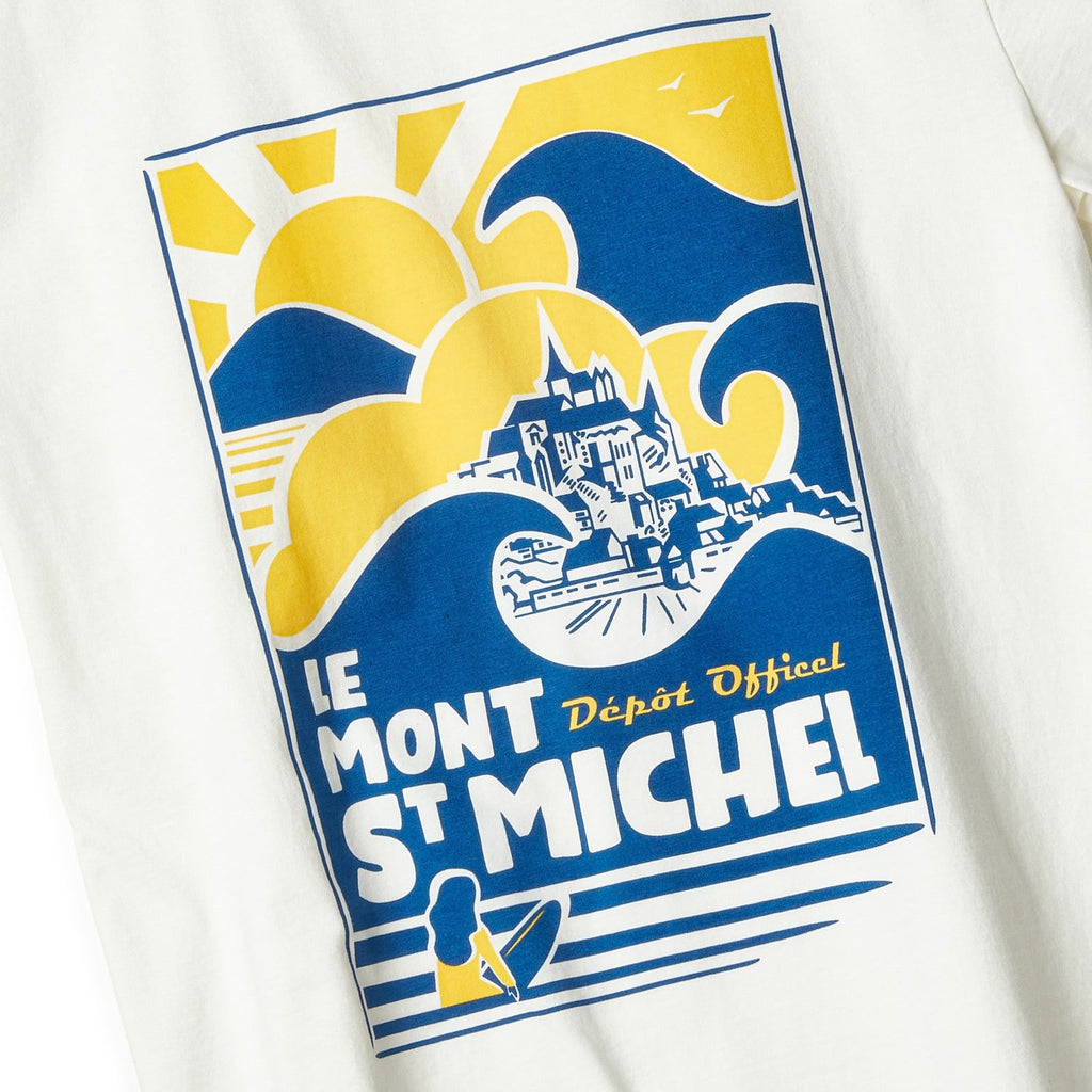 T-Shirt Imprimé Surf Timel - Jaune - Homme