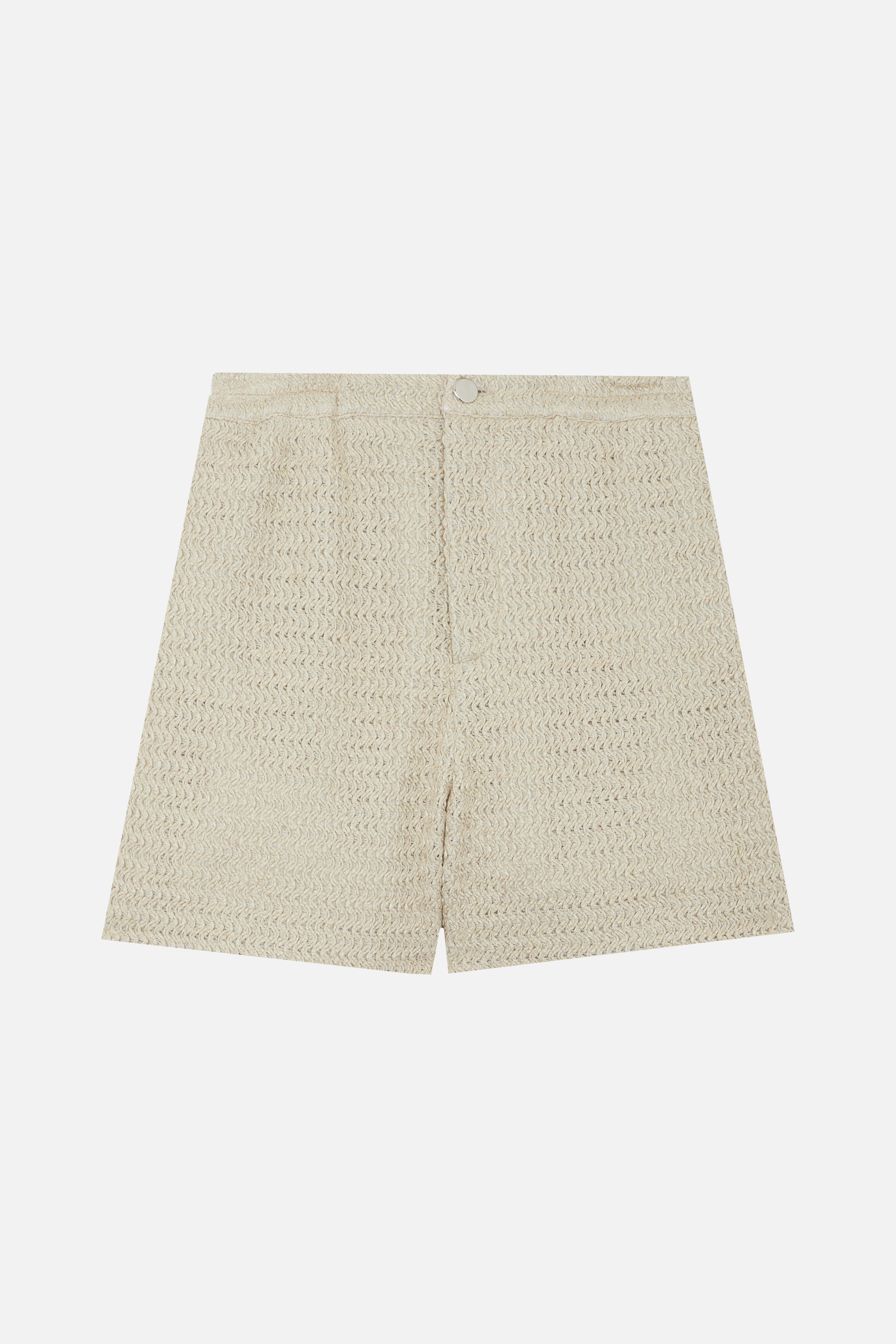 Short Laura Rafia - liso GREIGE