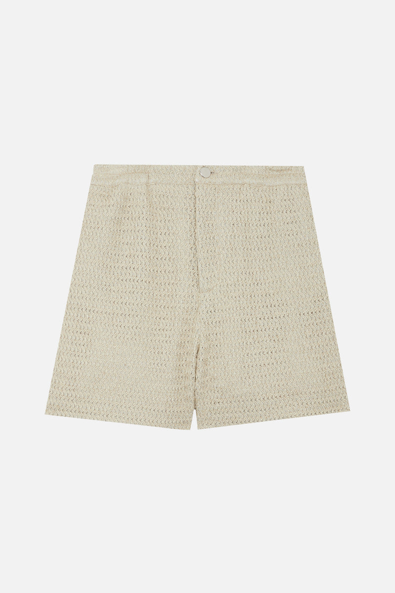 Short Laura Rafia - uni GREIGE