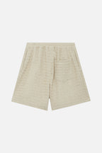 Short Laura Rafia - liso GREIGE