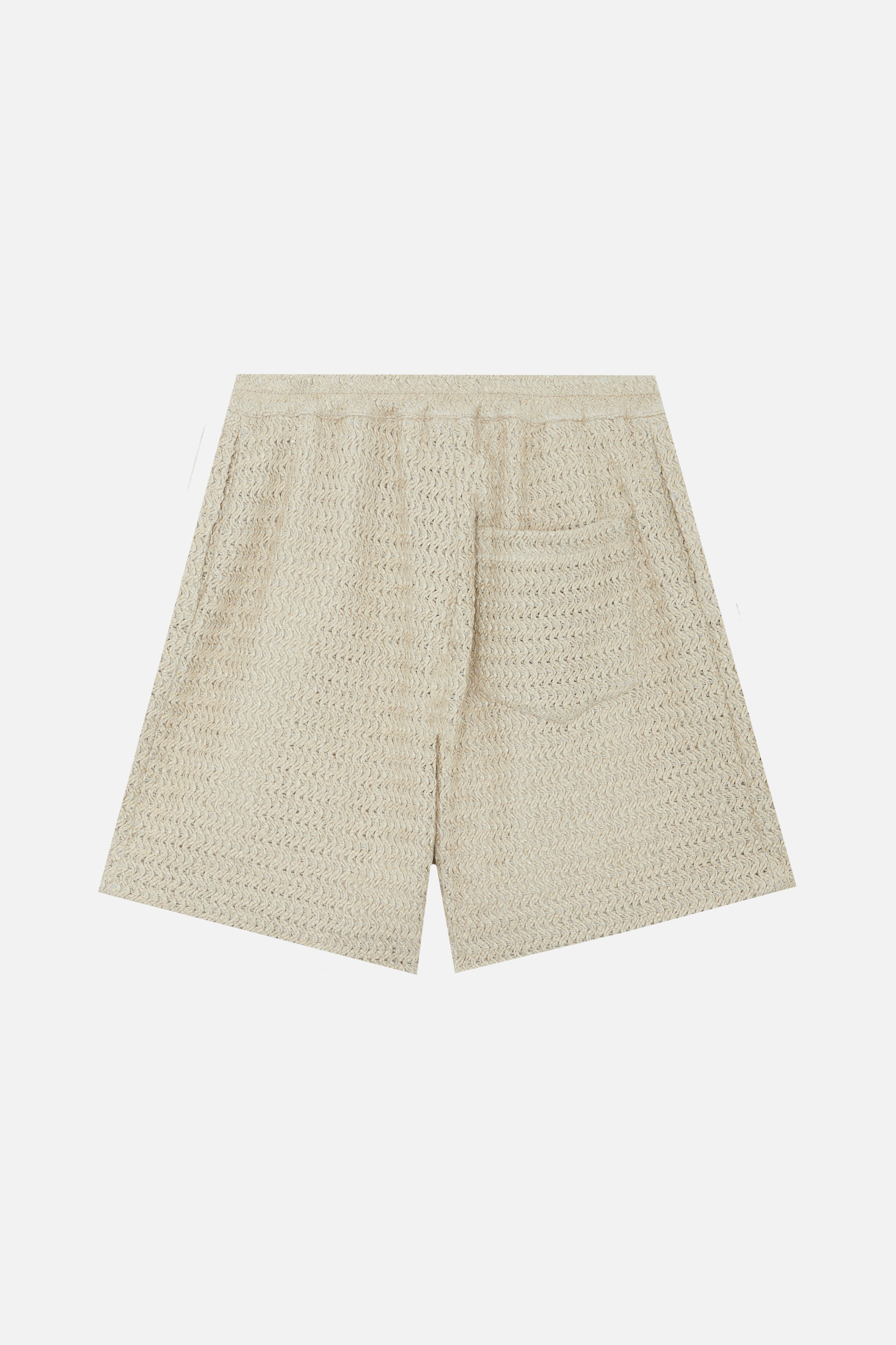 Short Laura Rafia - liso GREIGE