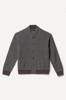 Cardigan Goldi En Laine D'Agneau - Gris - Homme